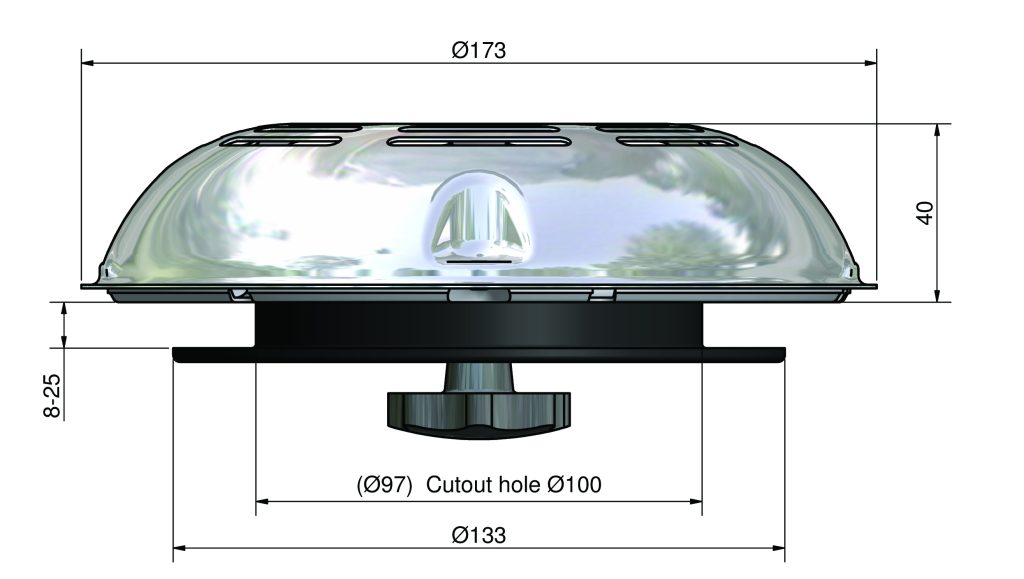 H9-170 Ventil dimenstions