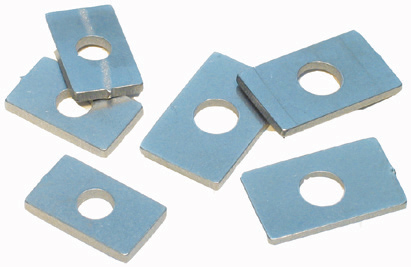 Any ID 2mm Stainless Steel Custom Cut Square Washer/Spacer Outer Up to 75mm 